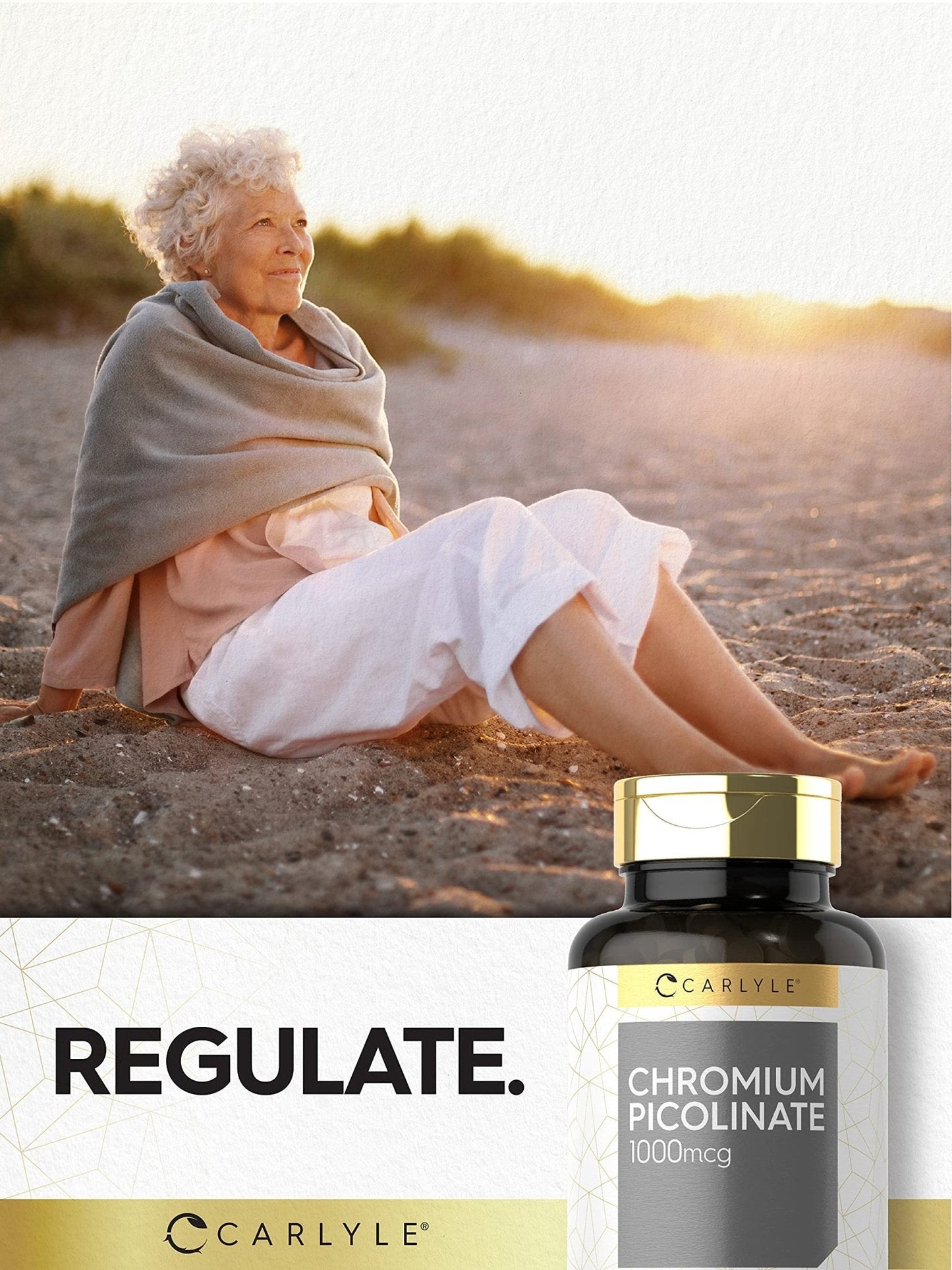 Carlyle Ultra Chromium Picolinate 1000mcg | 360 Tablets | Vegetarian, Non-GMO, Gluten Free - PrimeBioHealth - canada supplements