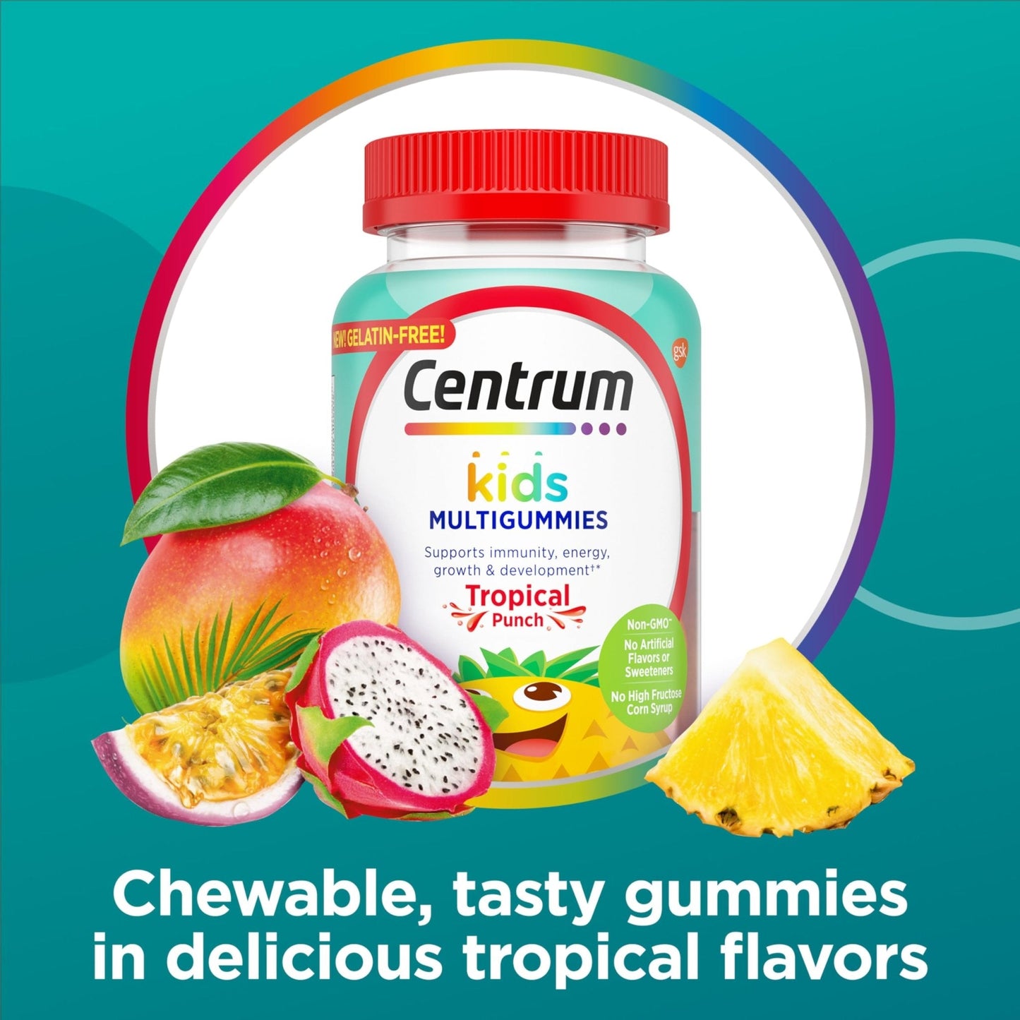 Centrum Kids Multivitamin Gummies, Tropical Punch Flavor Made With Natural Flavors, Stocking Stuffer, 150 Count, 150 Day Supply - PrimeBioHealth - canada supplements