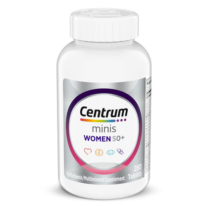 Centrum Minis Silver Women's Multivitamin for Women 50 Plus, Multimineral Supplement with Vitamin D3, B Vitamins, Non-GMO Ingredients - PrimeBioHealth - canada supplements