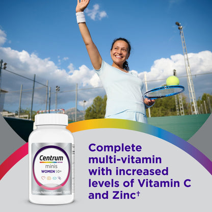 Centrum Minis Silver Women's Multivitamin for Women 50 Plus, Multimineral Supplement with Vitamin D3, B Vitamins, Non-GMO Ingredients - PrimeBioHealth - canada supplements