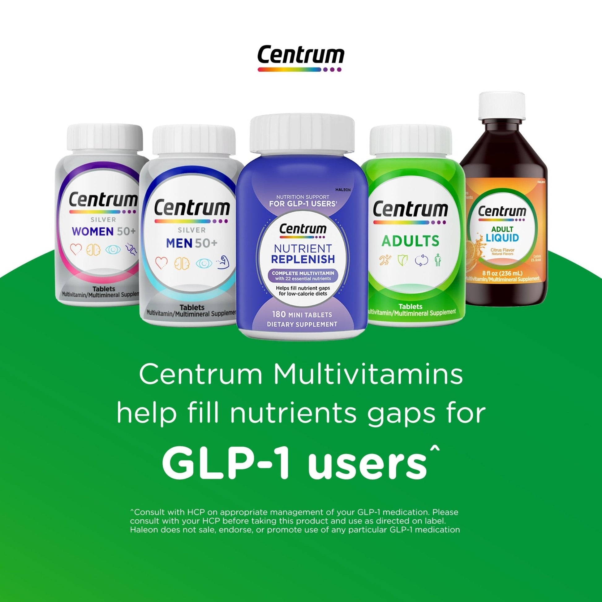 Centrum Silver Men's 50+ Multivitamin with Vitamin D3, B-Vitamins, Zinc for Memory and Cognition - 200 Tablets - PrimeBioHealth - canada supplements