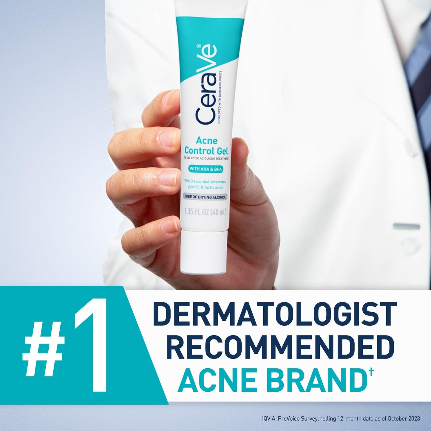 CeraVe Acne Control Gel, 2% Salicylic Acid Treatment With Glycolic Acid + Lactic Acids - PrimeBioHealth - canada supplements