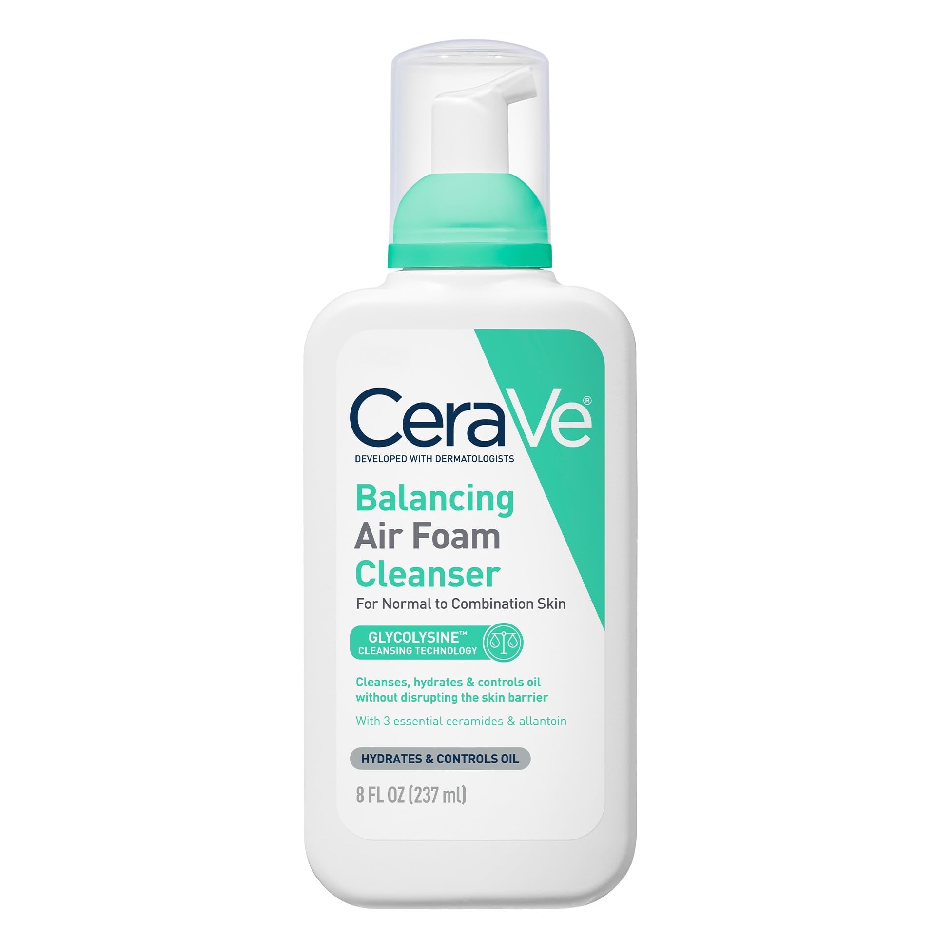 CeraVe Balancing Air Foam Face Wash, Foaming Facial Cleanser For Combination Skin, 8HR Oil Control + 24HR Hydration - PrimeBioHealth - canada supplements