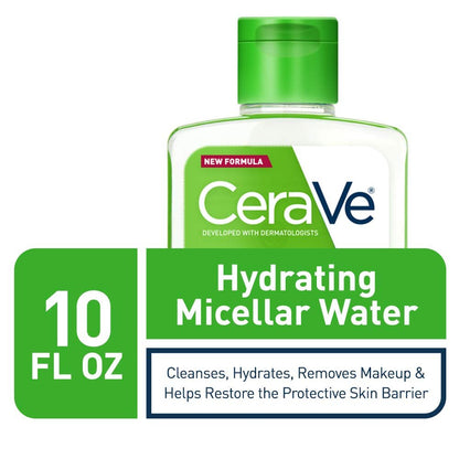 CeraVe Micellar Water, Hydrating Facial Cleanser & Eye Makeup Remover with Niacinamide, Ceramides & Glycerin - PrimeBioHealth - canada supplements