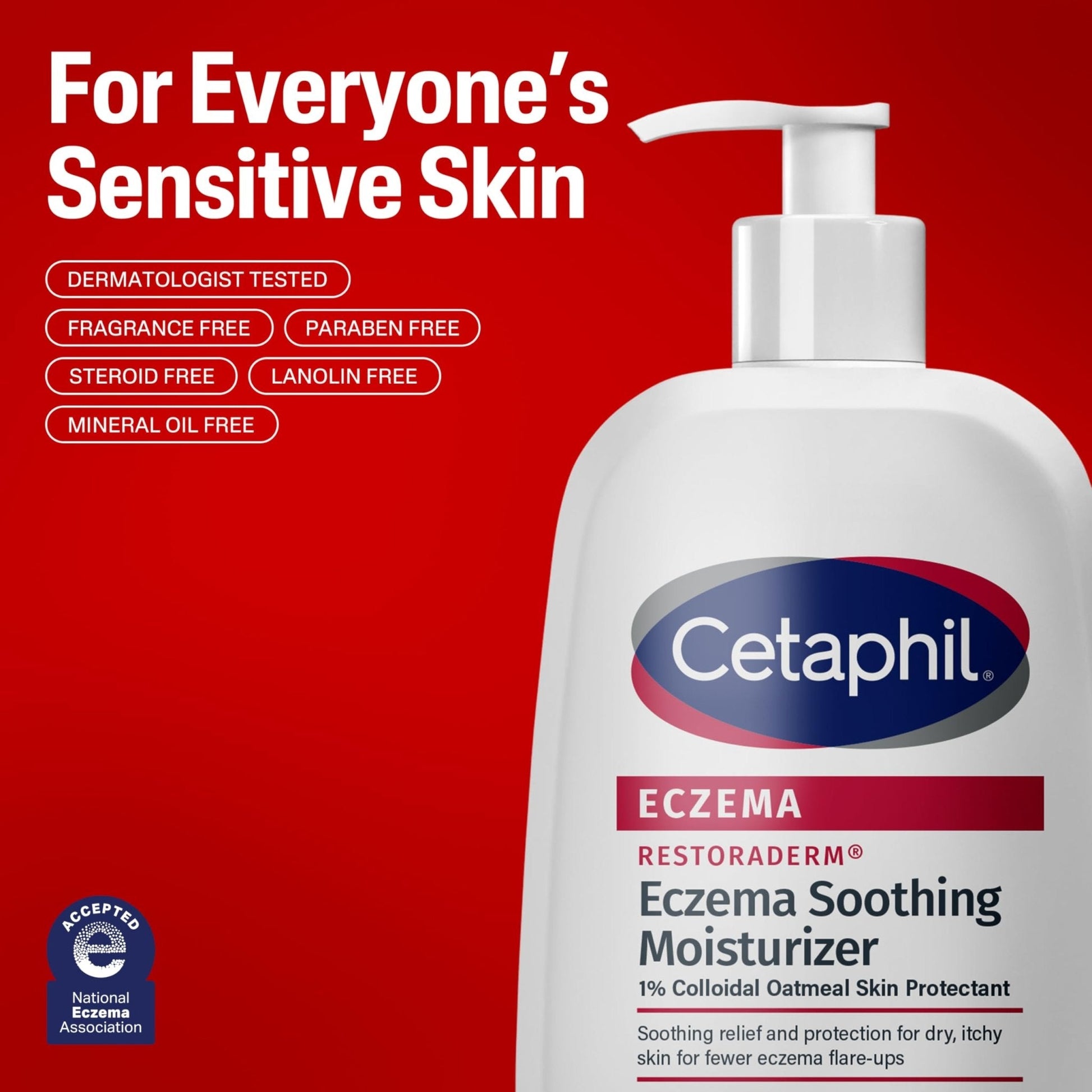 CETAPHIL ECZEMA RESTORADERM Soothing Moisturizer, For Eczema Prone Skin, 16 oz, Fewer Symptom Flare-Ups, 48 Hour Hydration, 1% Skin Protectant - PrimeBioHealth - canada supplements
