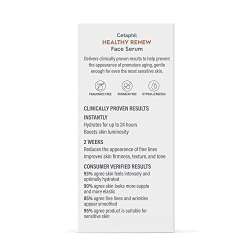Cetaphil Healthy Renew Anti Aging Face Serum 1 Oz, Retinol Alternative Serum for Face with Niacinamide & Peptides - PrimeBioHealth - canada supplements