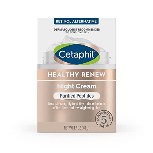 Cetaphil Healthy Renew Skin Tightening Night Cream 1.7 Oz, Wrinkle Repair Cream for Face with Peptides - PrimeBioHealth - canada supplements