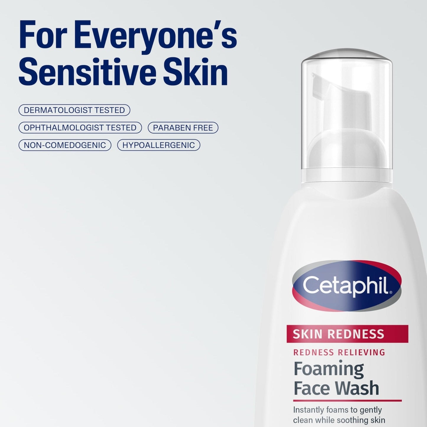 Cetaphil Redness Relieving Foaming Face Wash For Sensitive Skin, 8 Fl Oz, Gently Cleanses - PrimeBioHealth - canada supplements