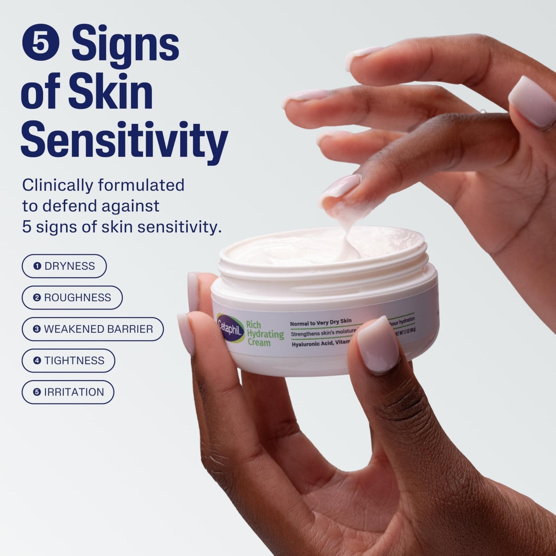 CETAPHIL Rich Hydrating Night Cream For Face, With Hyaluronic Acid, 1.7 oz, Moisturizing Cream For Dry To Very Dry Skin - PrimeBioHealth - canada supplements