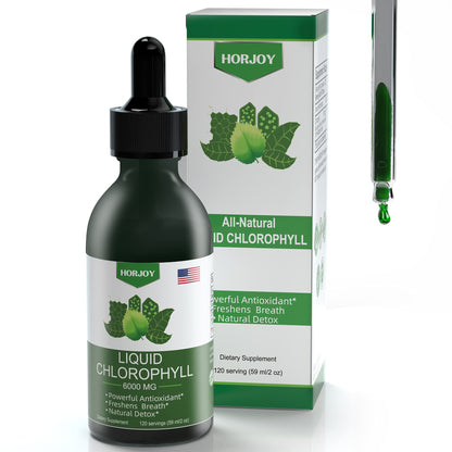 Chlorophyll Liquid Drops - 100% Natural Energy Booster and Immune Support - Internal Deodorant and Detox - Altitude Sickness Relief - Fast Absorption - PrimeBioHealth - canada supplements