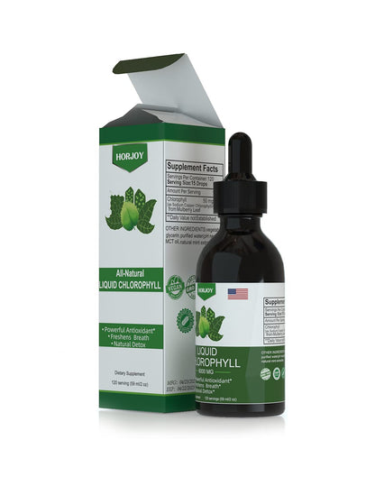 Chlorophyll Liquid Drops - 100% Natural Energy Booster and Immune Support - Internal Deodorant and Detox - Altitude Sickness Relief - Fast Absorption - PrimeBioHealth - canada supplements
