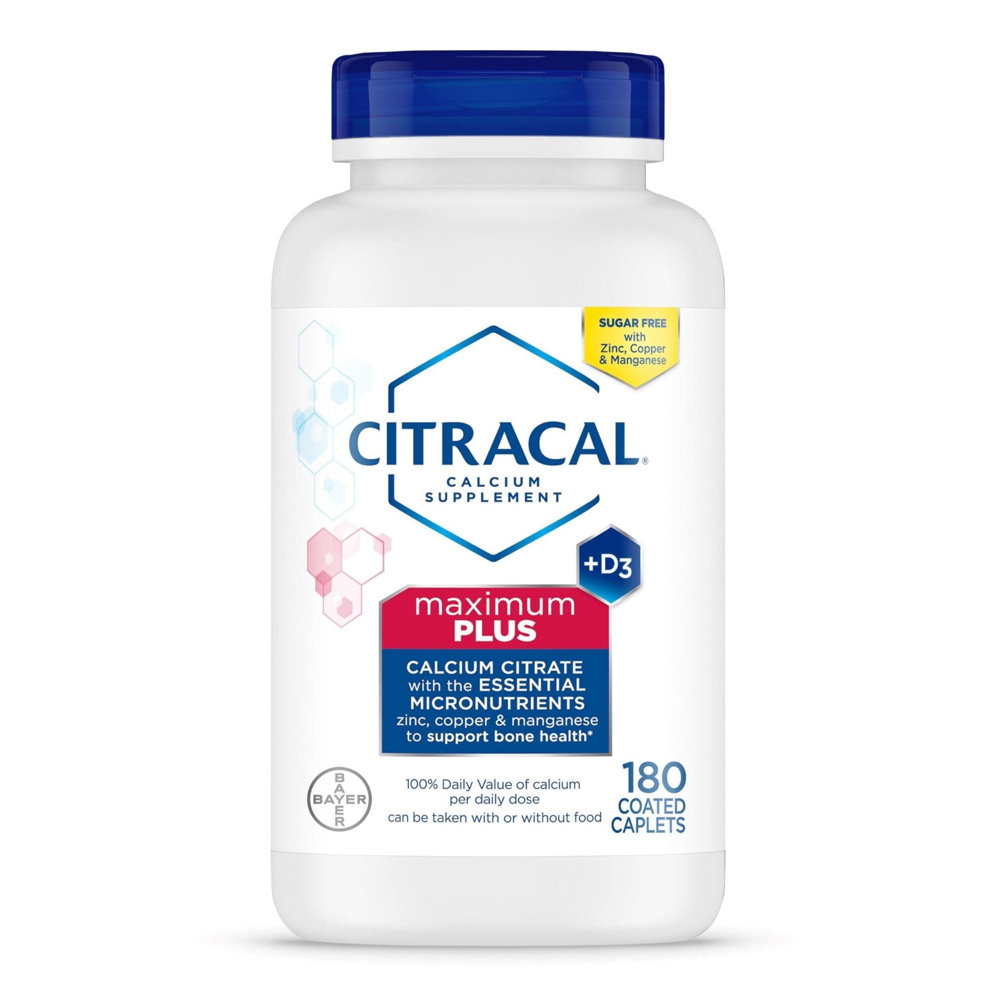 Citracal Maximum Plus Calcium Supplement - Calcium Citrate with Vitamin D3, Zinc, & Essential Minerals for Bone Health Support, Ages 12+ - PrimeBioHealth - canada supplements