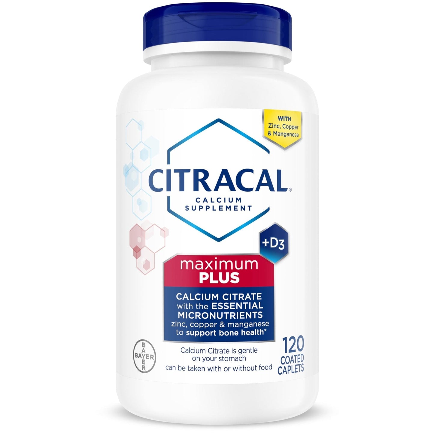 Citracal Maximum Plus Calcium Supplement - Calcium Citrate with Vitamin D3, Zinc, & Essential Minerals for Bone Health Support - PrimeBioHealth - canada supplements