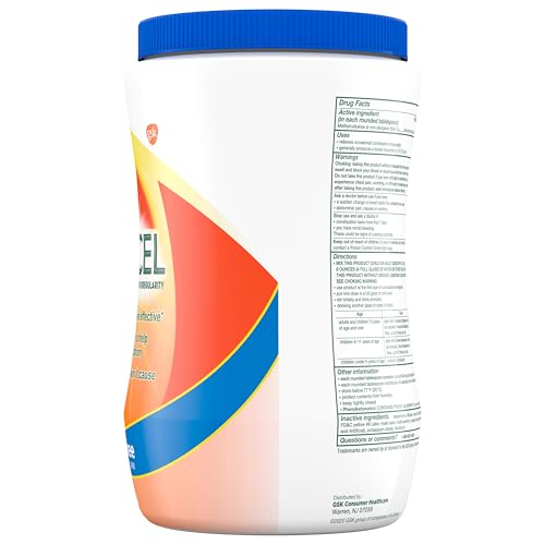 CITRUCEL Sugar Free Fiber Powder for Occasional Constipation Relief, Methylcellulose Fiber Powder, Orange Flavor - 32 Ounces - PrimeBioHealth - canada supplements