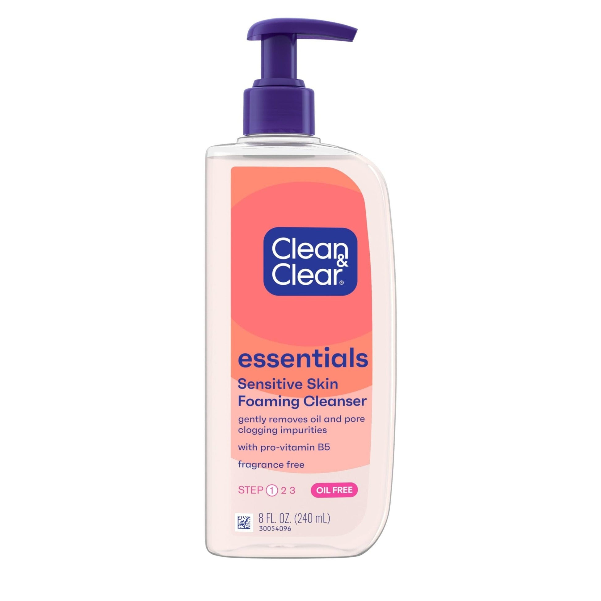 Clean & Clear Essentials Oil-Free Foaming Facial Cleanser, Daily Foaming Face Wash with Pro-Vitamin B5 for Sensitive Skin - PrimeBioHealth - canada supplements