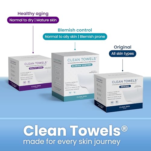 Clean Skin Club Clean Towels XL®, Travel Pack 100% USDA Biobased Disposable Face Towel - PrimeBioHealth - canada supplements
