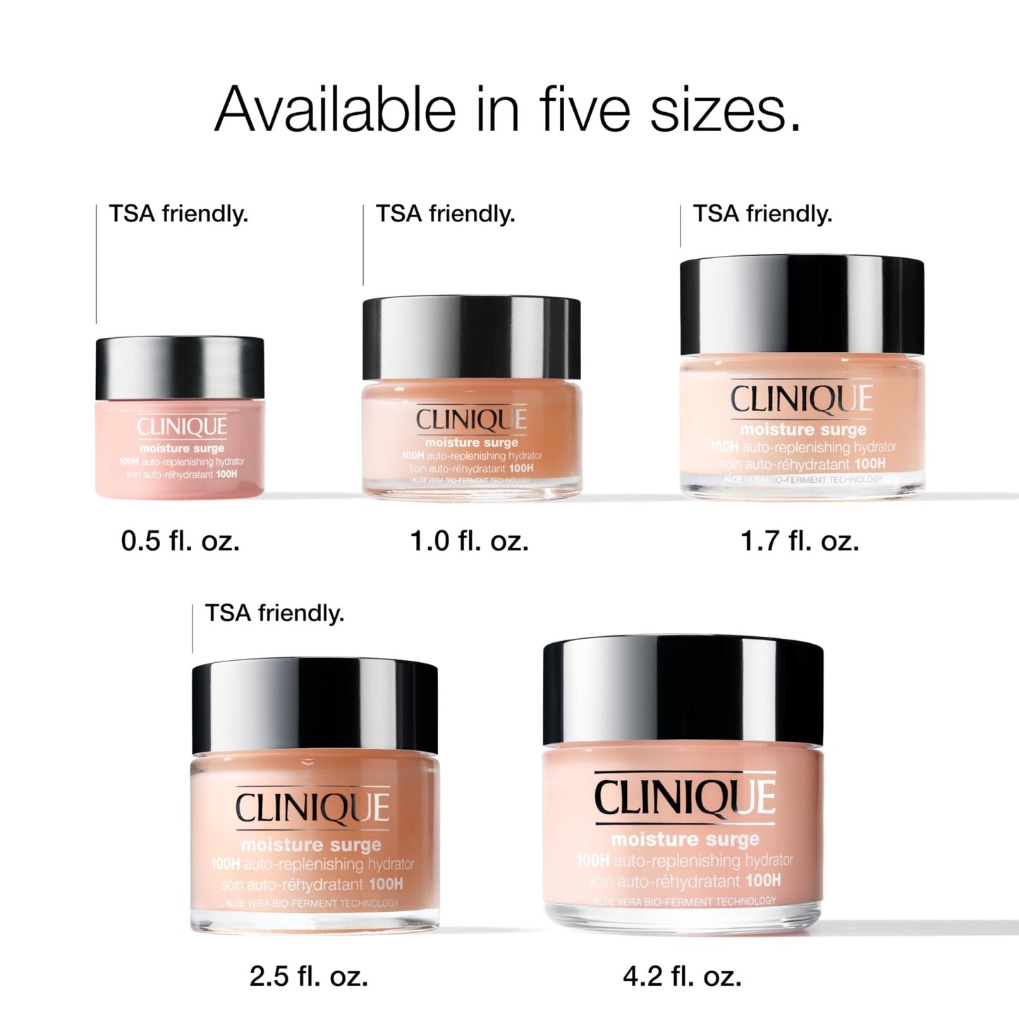Clinique Moisture Surge 100H Auto-Replenishing Hydrator Oil Free Face Moisturizer | With Hyaluronic Acid, Aloe Bioferment and Vitamins C + E - PrimeBioHealth - canada supplements