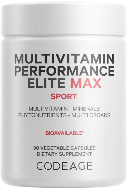 Codeage Multivitamin Performance Elite Max Supplement - Vitamins A, B6, B12, C, D, E, Vitamin K (MK-4, MK-6, MK-7, MK-9), Essential Minerals - PrimeBioHealth - canada supplements