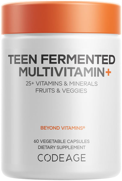 Codeage Teen Multivitamin Supplement – Daily Vitamins and Minerals for Teen Boys and Girls – Organic Whole Food Formula - PrimeBioHealth - canada supplements