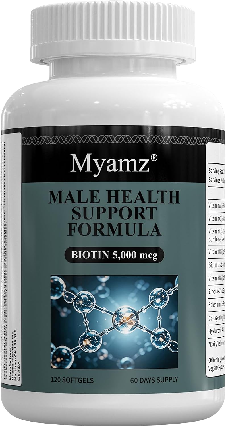 Collagen Peptides & Hyaluronic Acid Supplement with Vitamins A, C, E, B6, Biotin, Zinc & Selenium – Skin Hydration, Hair Growth & Nail Strength Complex for Women & Men - PrimeBioHealth - canada supplements