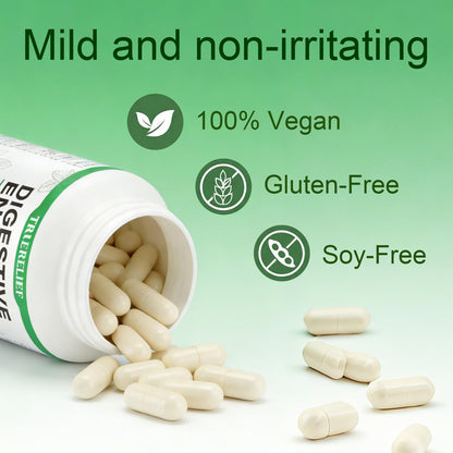 Complete Digestive Enzymes Supplement for Gut Health & Bloating Relief - Enhanced with Lipase Amylase Bromelain for Protein Carb - PrimeBioHealth - canada supplements