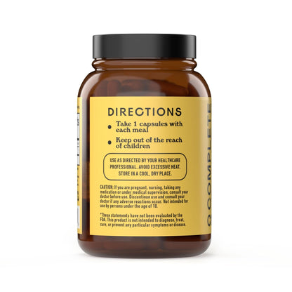Complete Natural Products Digestive Enzyme Capsules, 550mg, 100ct | Plant-Based Formula - PrimeBioHealth - canada supplements