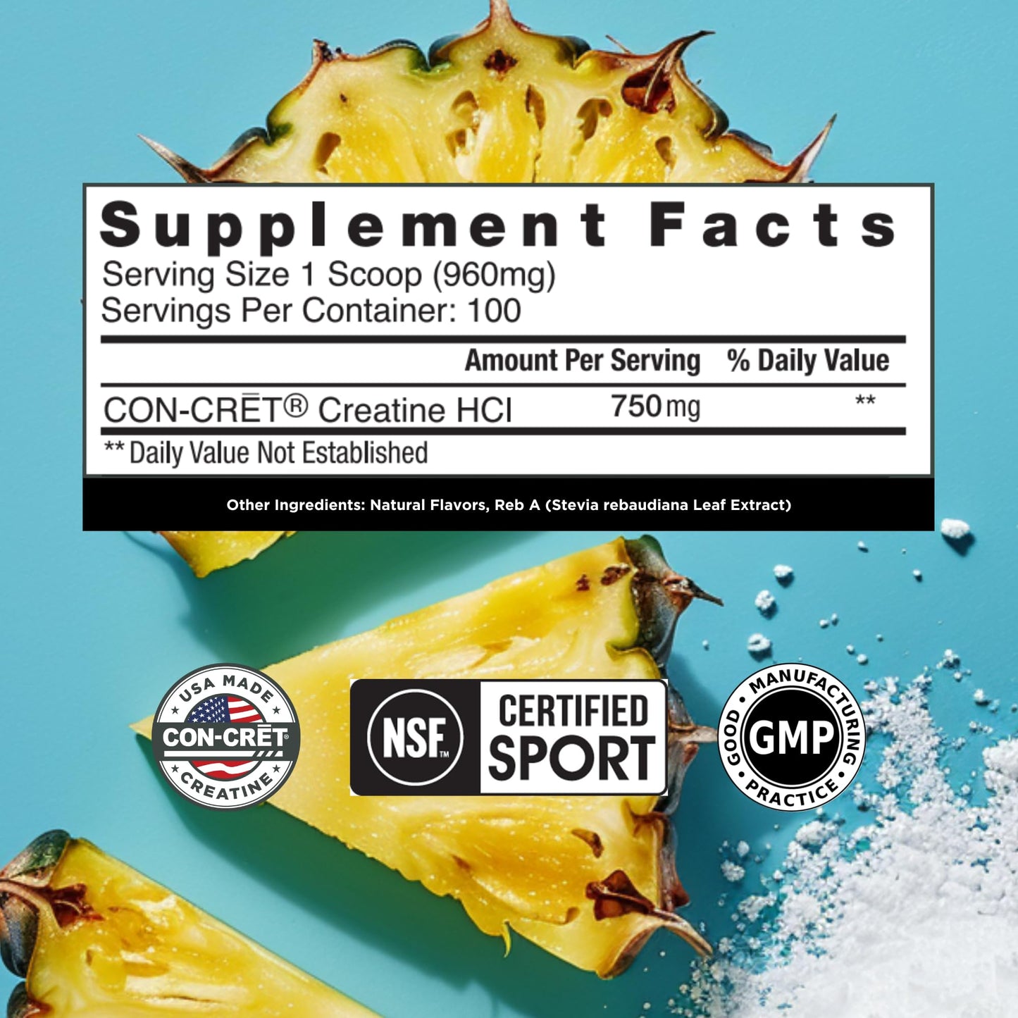 CON-CRET Creatine HCl Powder | Muscle, Cognitive, Cellular Energy Support | No Bloating or Cramps | USA Made & NSF Certified - PrimeBioHealth - canada supplements