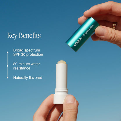 COOLA Organic Liplux Lip Balm and Sunscreen with SPF 30, Dermatologist Tested Lip Care for Daily Protection - PrimeBioHealth - canada supplements