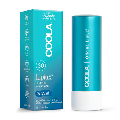 COOLA Organic Liplux Lip Balm and Sunscreen with SPF 30, Dermatologist Tested Lip Care for Daily Protection - PrimeBioHealth - canada supplements