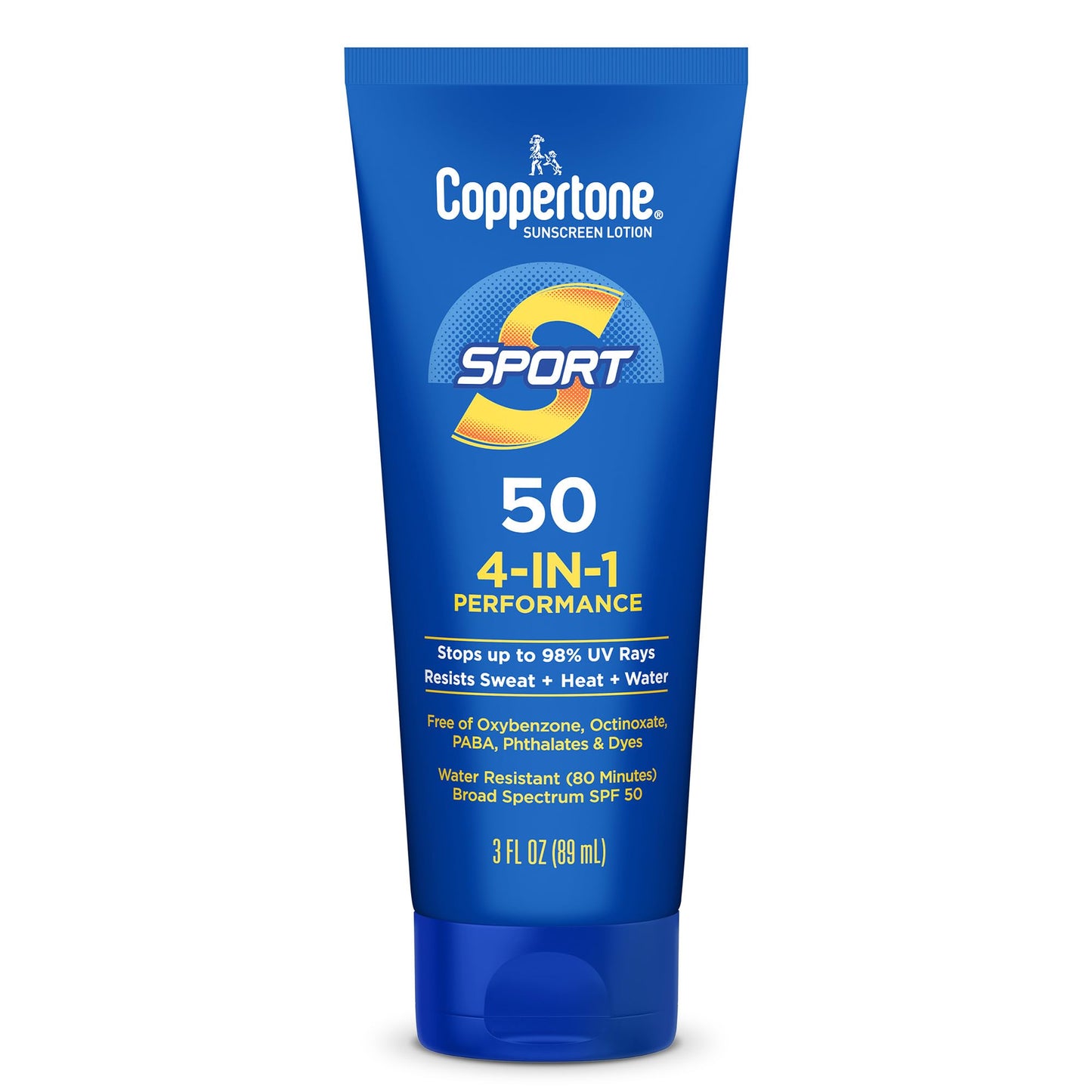 Coppertone SPORT Sunscreen Lotion Broad Spectrum SPF 50 (3 Fluid Ounce) (Packaging may vary) - PrimeBioHealth - canada supplements