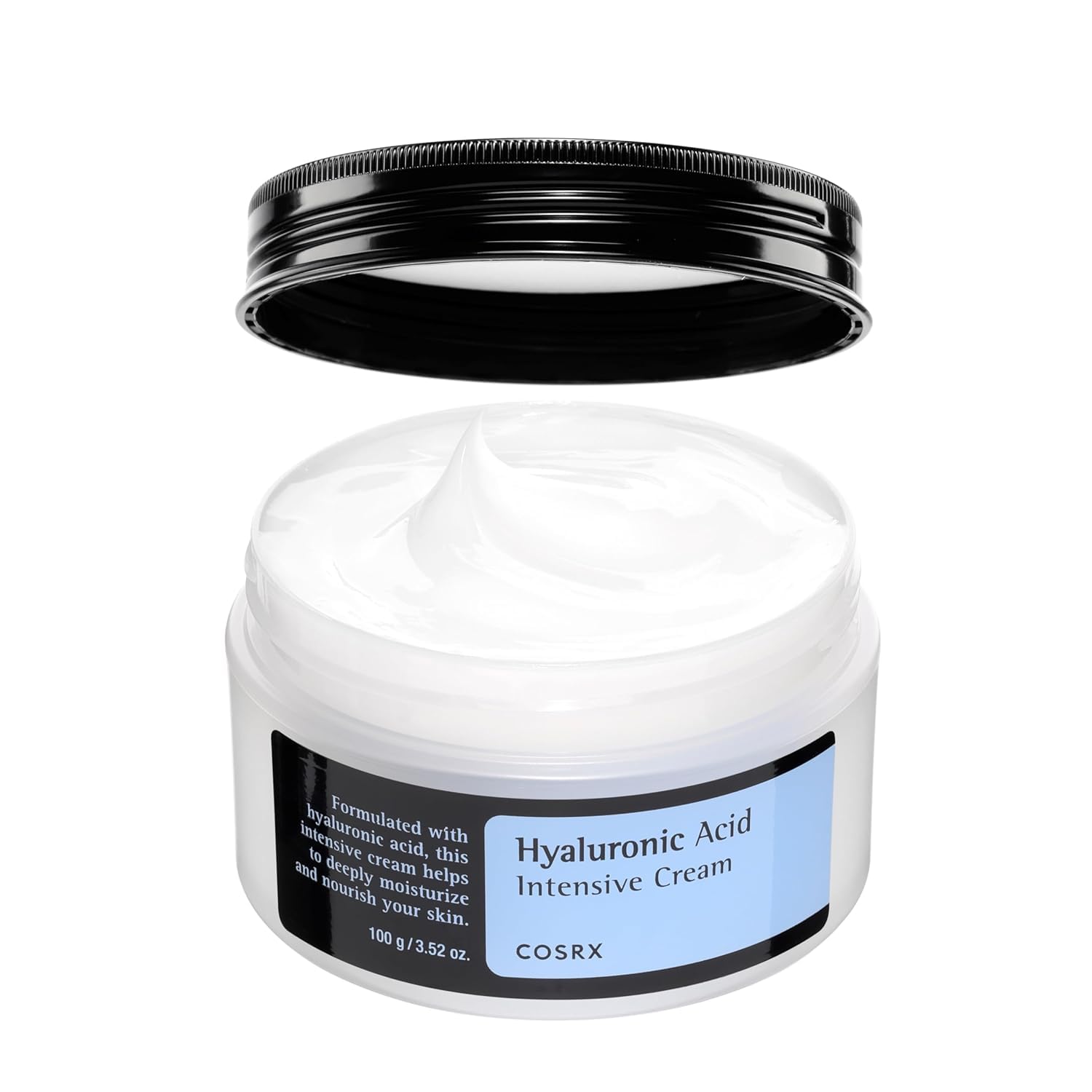 COSRX Hyaluronic Acid Moisturizing Cream, Long-lasting Hydration, Rich Moisturizer for Sensitive Skin 3.52 oz / 100g - PrimeBioHealth - canada supplements