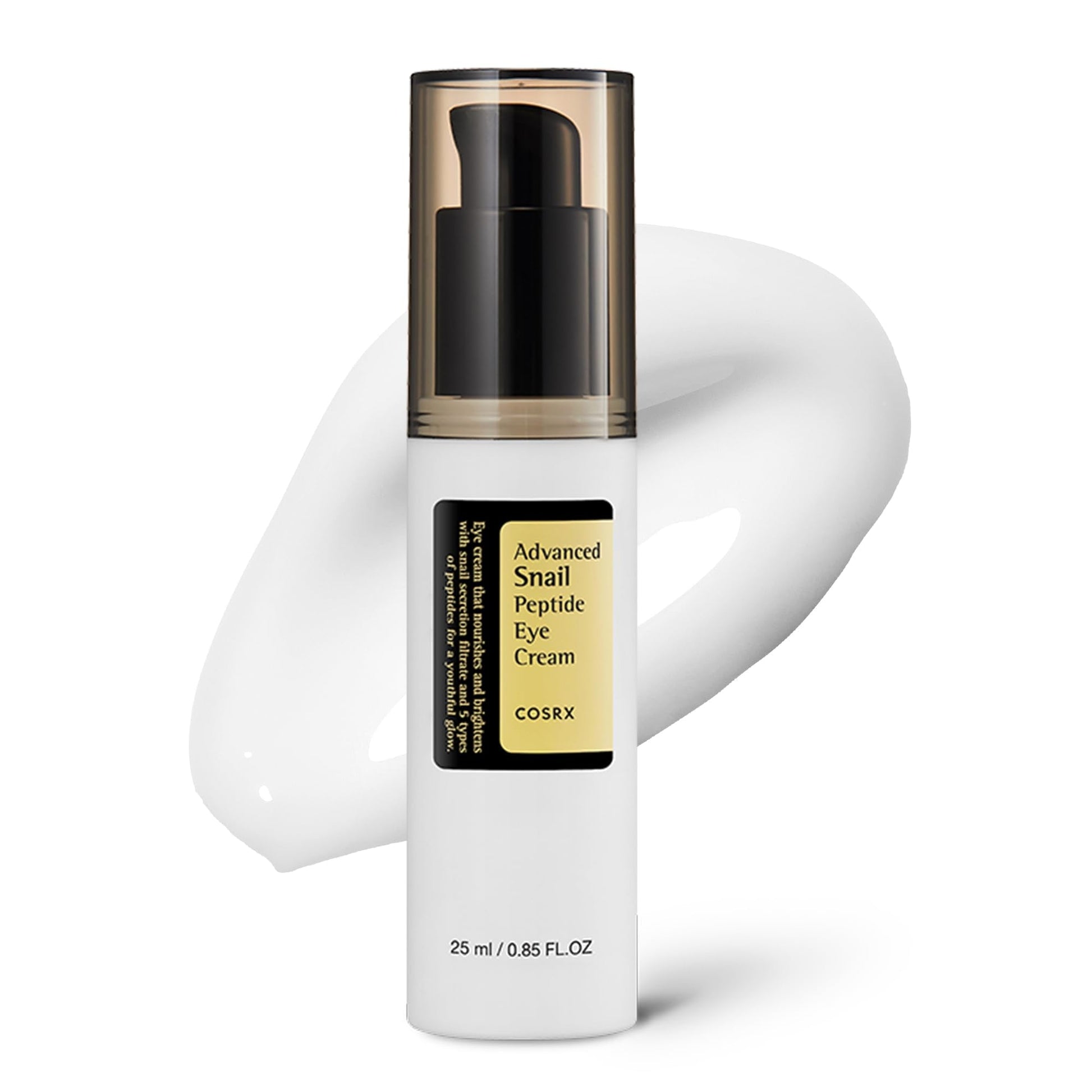 COSRX Snail Mucin Peptide Under Eye Cream, 0.84 fl oz, 73.7% Snail Mucin and Niacinamide, Eye Care - PrimeBioHealth - canada supplements