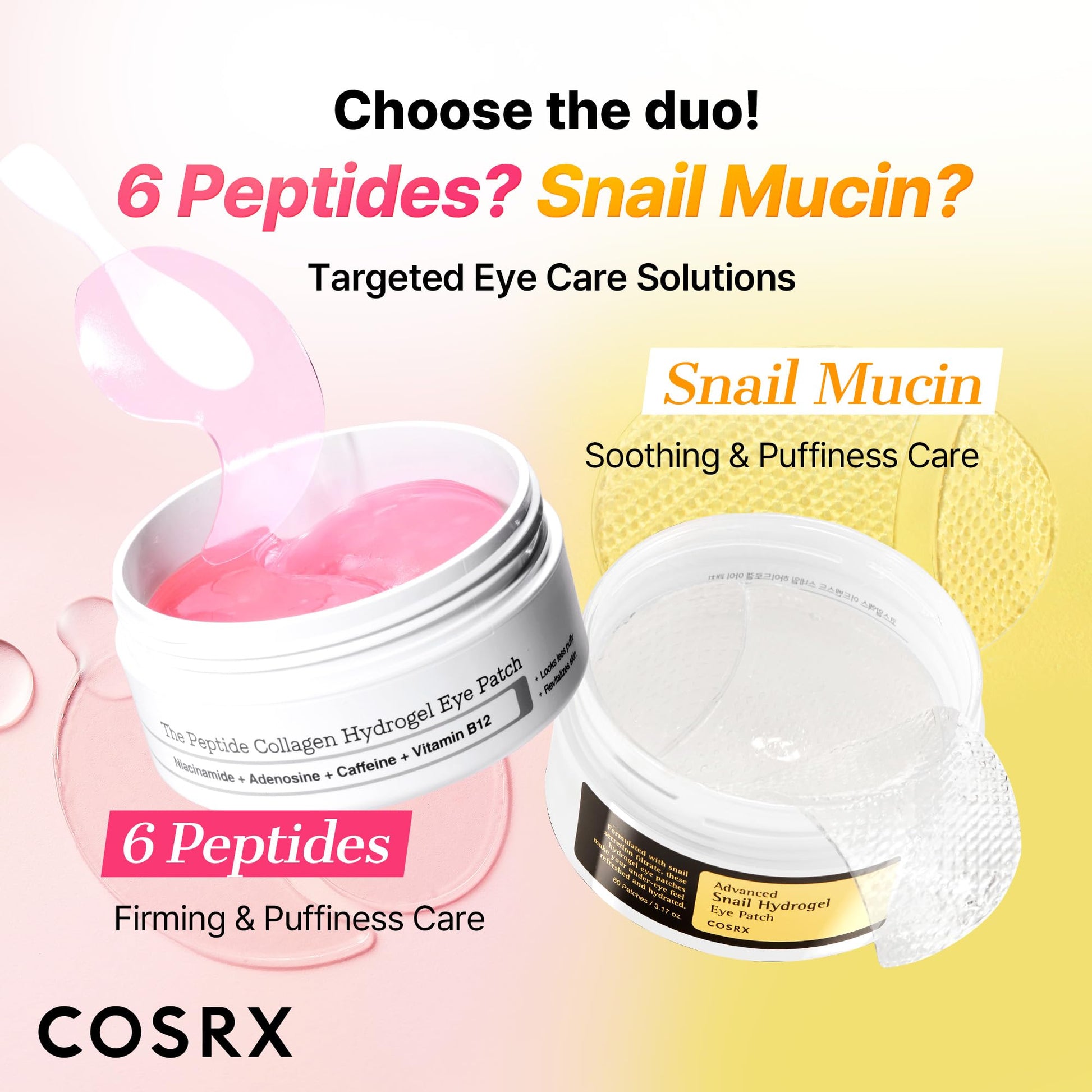 COSRX Snail Mucin Peptide Under Eye Cream, 0.84 fl oz, 73.7% Snail Mucin and Niacinamide, Eye Care - PrimeBioHealth - canada supplements