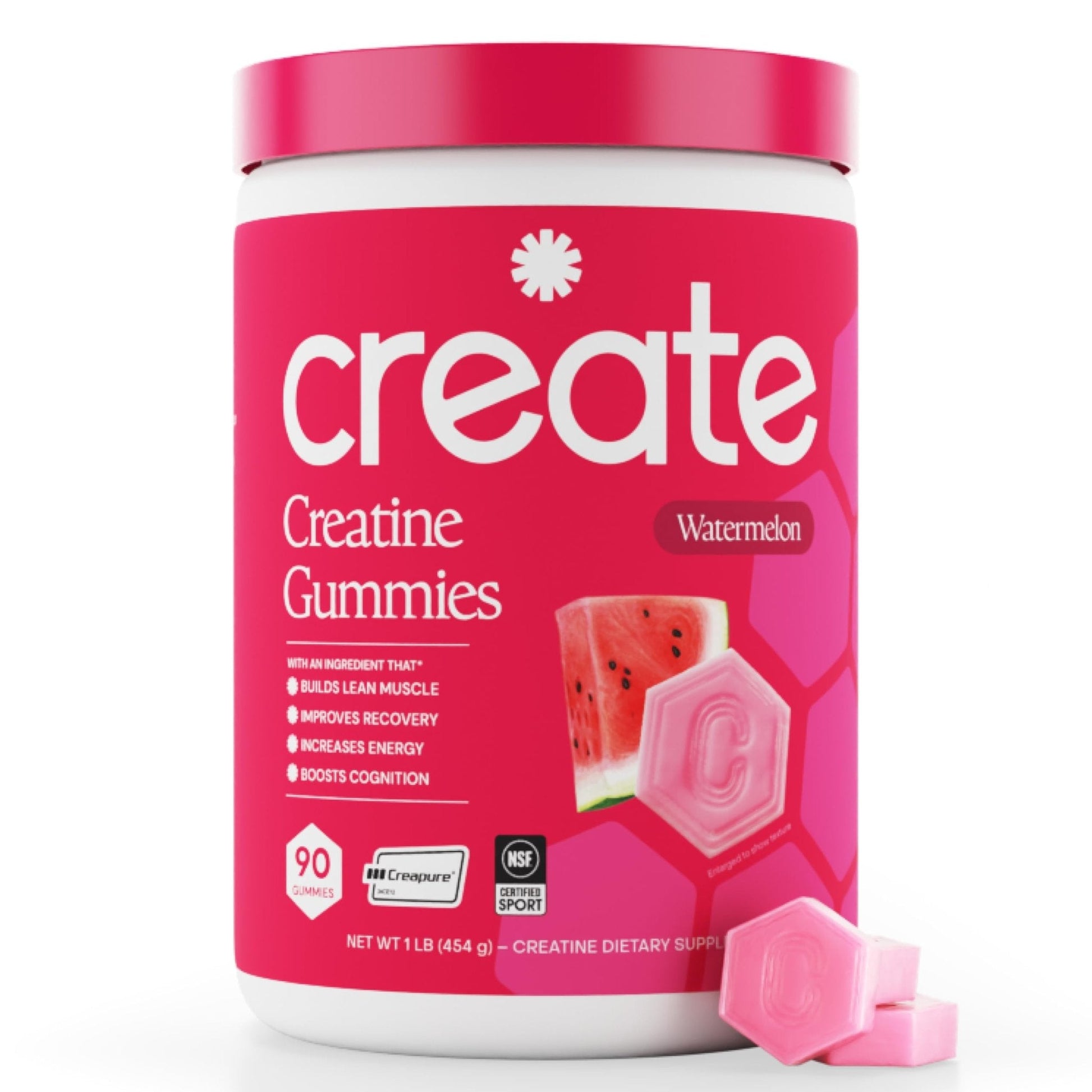 Create Creatine Monohydrate Gummies for Men & Women, Boost Focus, Strength, and Endurance, Anti-Melting Formula, Vegan, Gluten-Free, Non-GMO - PrimeBioHealth - canada supplements