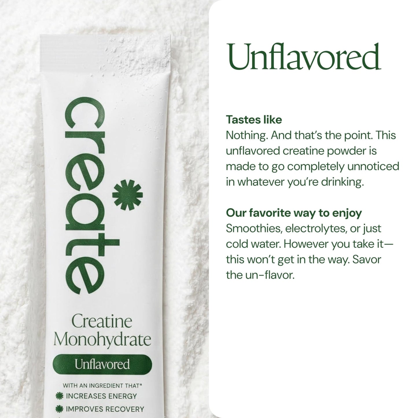 Create Creatine Monohydrate Powder - Creatine Travel Packets, Made with Creapure, 3rd Party Tested & NSF Certified for Sport, 30 Stick Packs, Unflavored - PrimeBioHealth - canada supplements