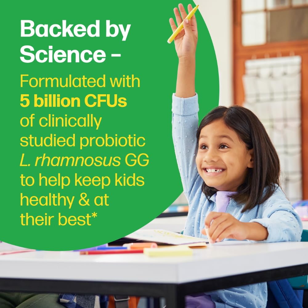 Culturelle Kids Chewable Daily Probiotic for Kids, Ages 3+, 30 Count, 1 Pediatrician-Recommended Brand, Natural Berry Flavored Daily Probiotics - PrimeBioHealth - canada supplements