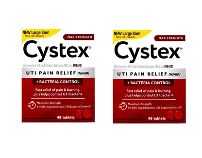 Cystex Plus Urinary Pain Relief Tablets 40 ea (Packs of 2) - PrimeBioHealth - canada supplements