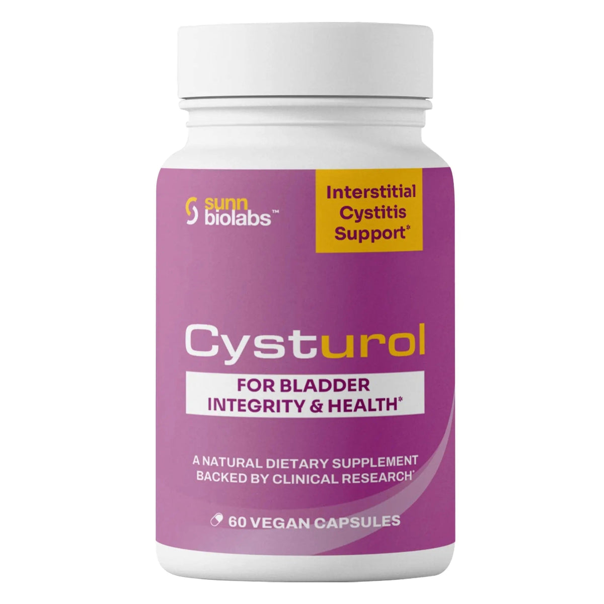 CYSTUROL® Bladder Support Supplement | Interstitial Cystitis (IC) | Bladder Pain | Urinary Tract Health | Clinically Studied Formula for Bladder Inflammation, UTI, Mast Cell Support & Urinary Urgency - PrimeBioHealth - canada supplements