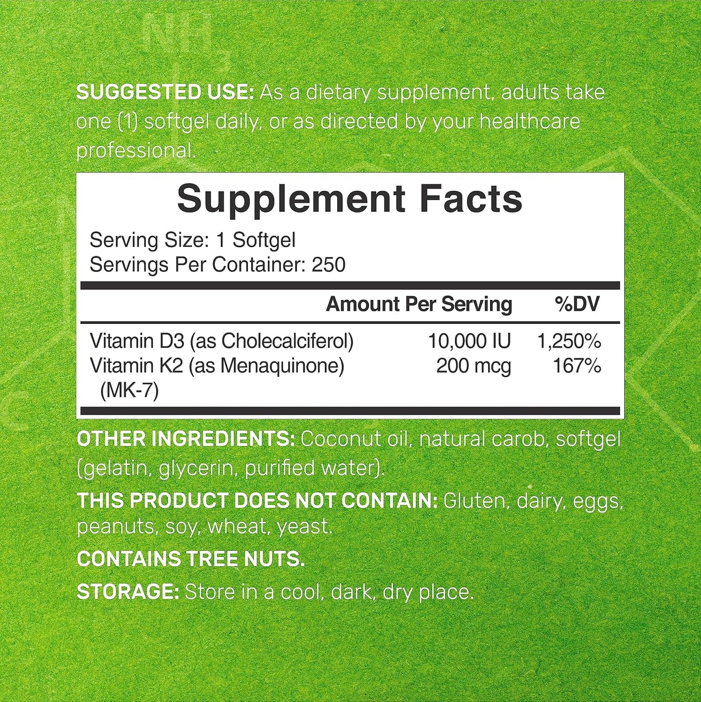 DEAL SUPPLEMENT Vitamin D3 10,000iu + K2 200mcg Softgels & Magnesium Complex Veggie Capsules Bundle – Essential Sunshine Vitamins with Coconut Oil – High Absorption Chelated Minerals, 10-in-1 - PrimeBioHealth - canada supplements
