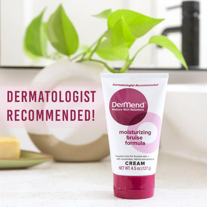 Dermend Arnica Bruise Cream with Vitamin K - Moisturizer for Bruising on Arms, Legs & Hands - 4.5 Oz - PrimeBioHealth - canada supplements