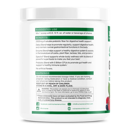 DetoxOne Daily Gut Health Powder* | Supports Normal/Healthy Digestive Function*| Promotes Detoxification*| Boost Energy & Improves Nutrient Absorption* - PrimeBioHealth - canada supplements