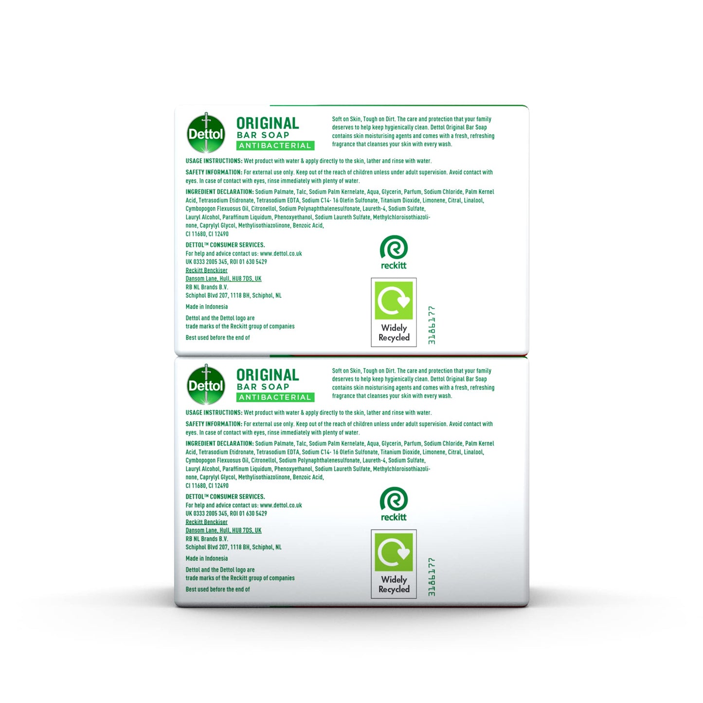 Dettol Anti Bacterial Original Soap 100g Twin Pack Dermatologically Tested - PrimeBioHealth - canada supplements
