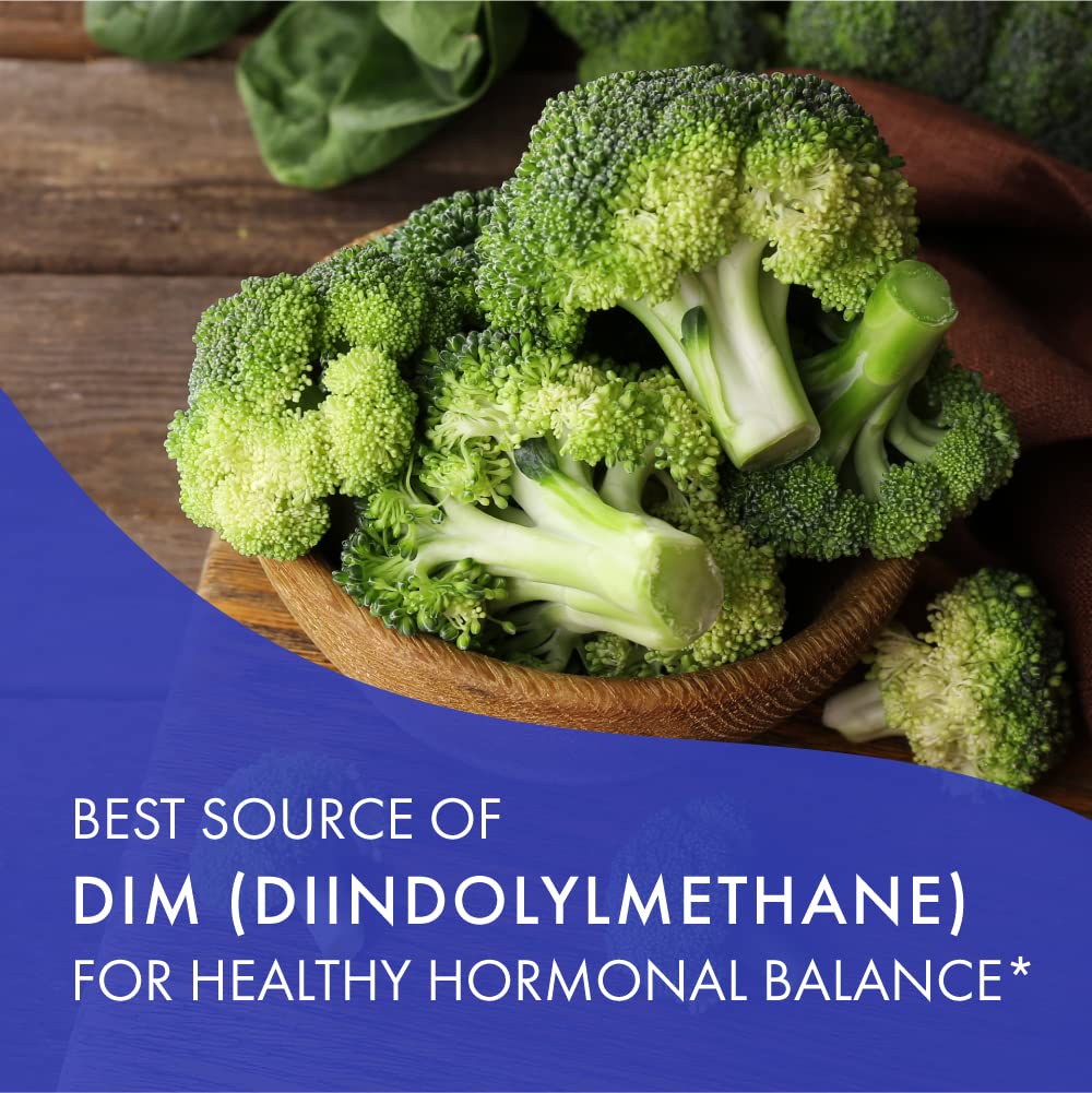 Dim D by Pure Essence - Natural Supplement for Estrogen Balance, Hormonal Acne, and Menopause Support with Vitamin D3, Calcium, Green Tea & Lycopene - 30 Capsules - PrimeBioHealth - canada supplements