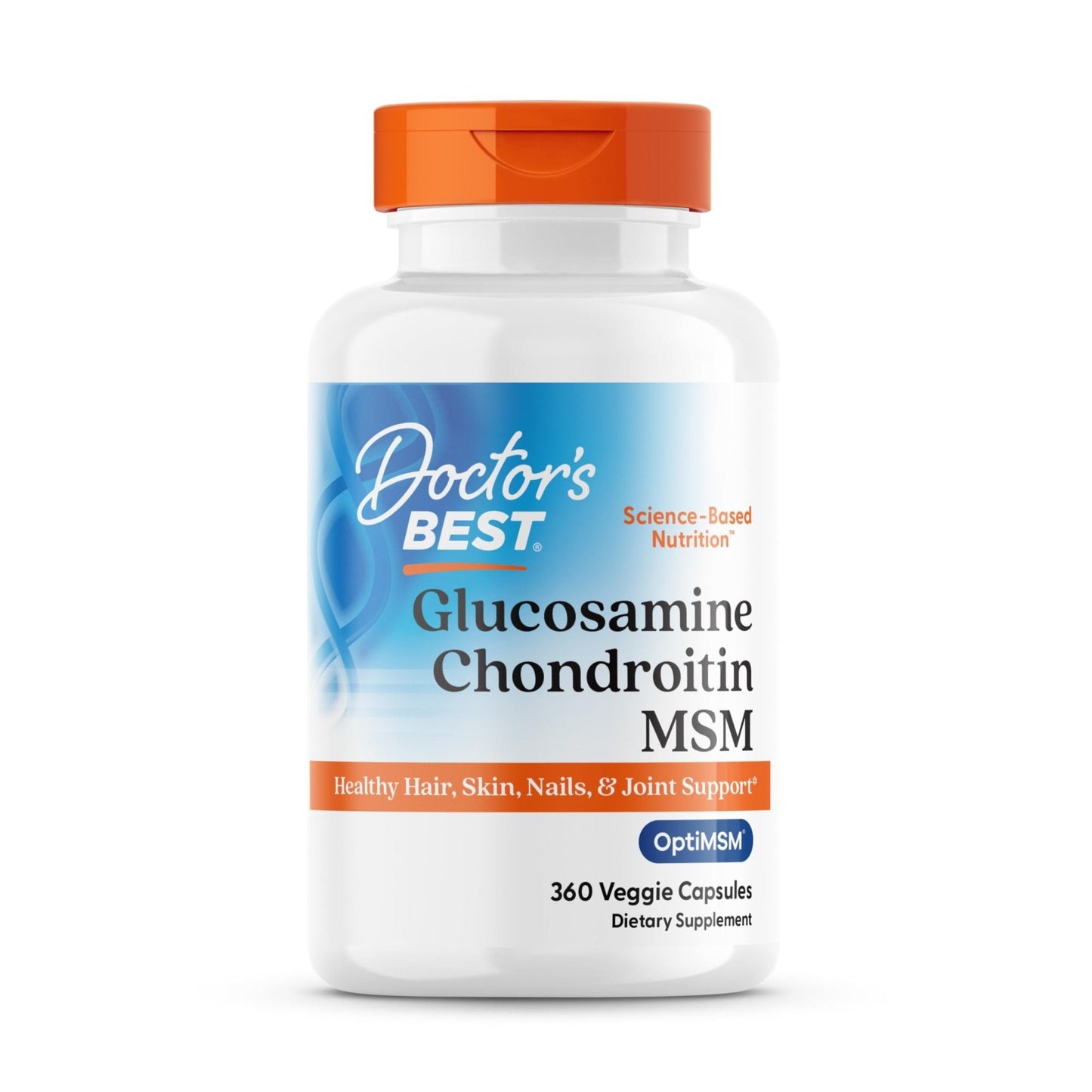 Doctor's BEST Glucosamine Chondroitin MSM - Joint Health Support Supplement for Women & Men, Nutritional Support for Joint Strength, Hair, Skin, & Nails, Gluten Free, Non GMO - 240 Capsules - PrimeBioHealth - canada supplements