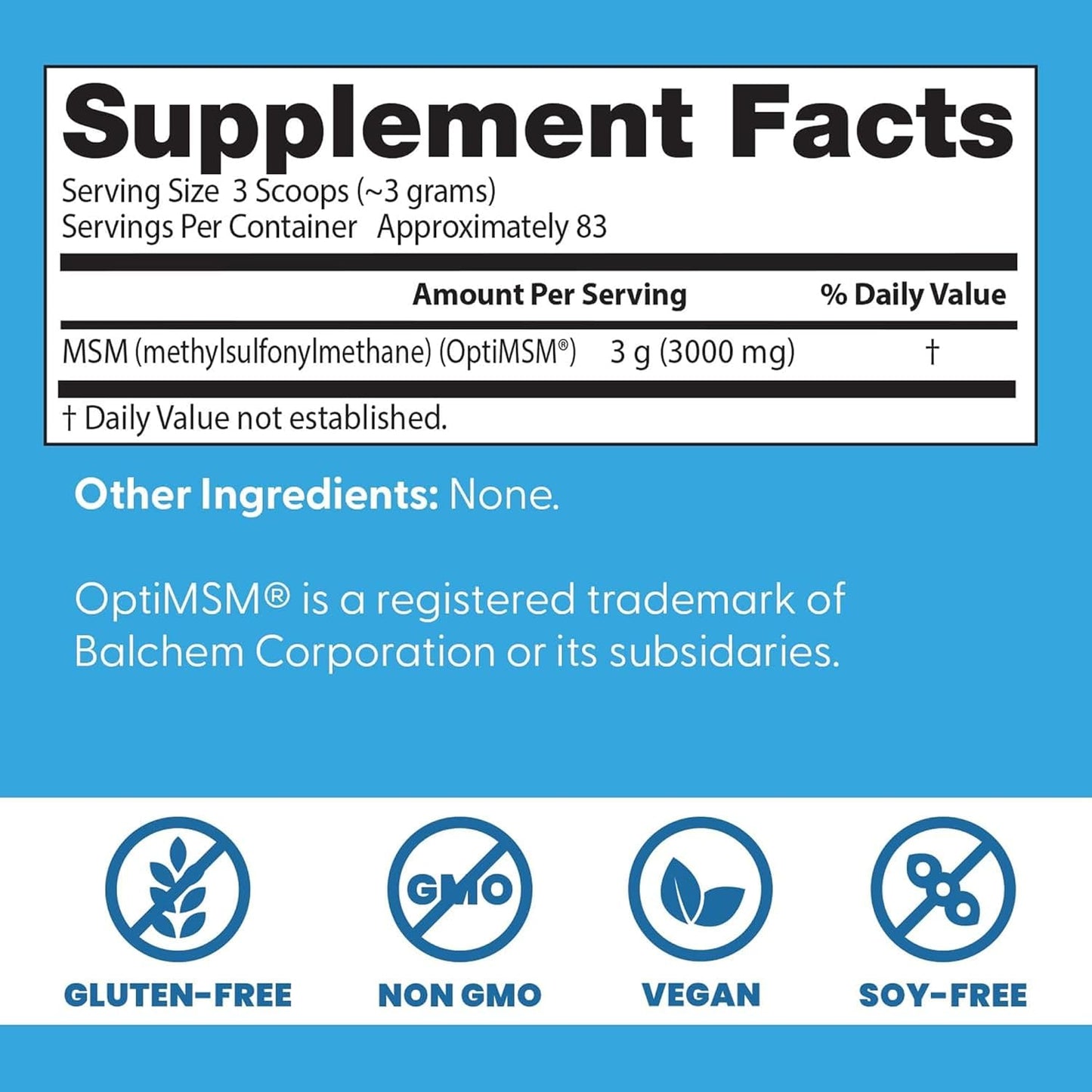 Doctor's Best MSM Powder Supplement for Men & Women - Supports Hair, Skin, Nails, Joint Health, & Mobility, Delivers Beneficial Sulfur with OptiMSM, Gluten Free, Soy Free, Non GMO, Vegan - 8.8 oz - PrimeBioHealth - canada supplements