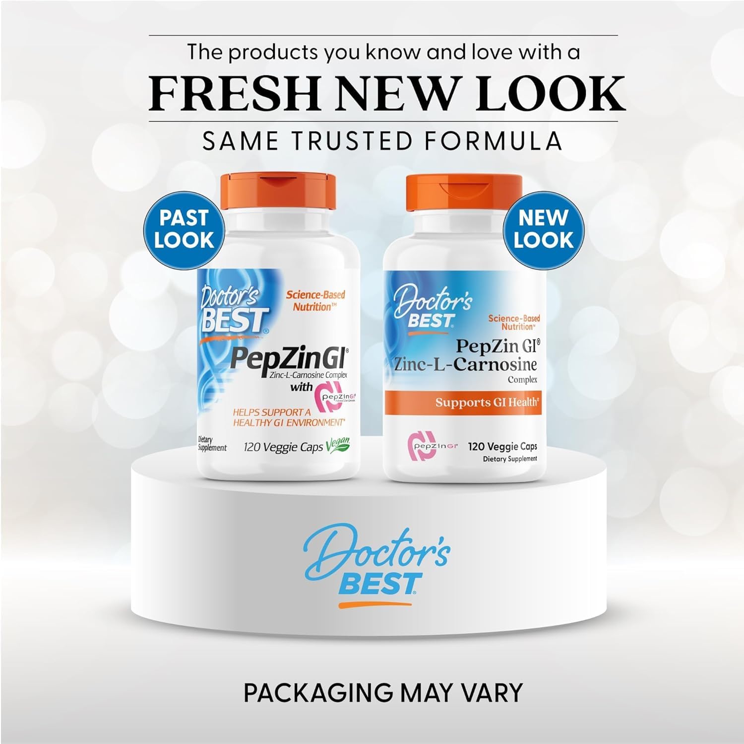 Doctor's Best PepZin GI, Zinc-L-Carnosine Complex for Men & Women - Zinc Carnosine Supplement Caps for Gut Health, Digestive Support, & Stomach Comfort, Vegan, Gluten Free - 120 Veg Capsules - PrimeBioHealth - canada supplements