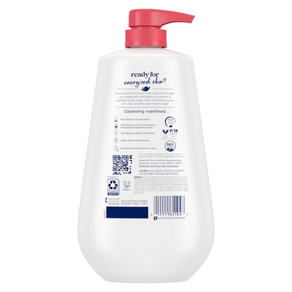 Dove Body Wash with Pump Rejuvenate Pomegranate & Hibiscus for 24hr Lotion-Soft Skin Moisturizing Skin Cleanser - PrimeBioHealth - canada supplements