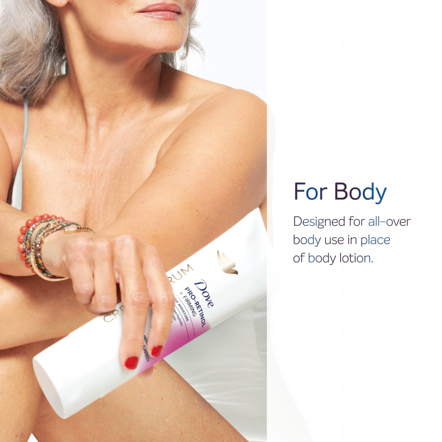 Dove Cream Serum Pro-Retinol + Firming for Elasticity and Firmness, with Collagen Peptides, Niacinamide and Antioxidants Lotion, 8 oz - PrimeBioHealth - canada supplements