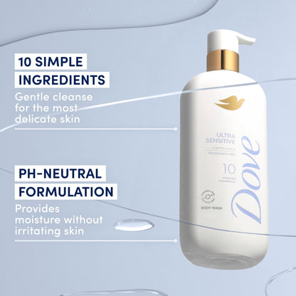 Dove Serum Body Wash Ultra Gentle hydrating cleanse with only 10 essential ingredients 18.5 Fl Oz - PrimeBioHealth - canada supplements