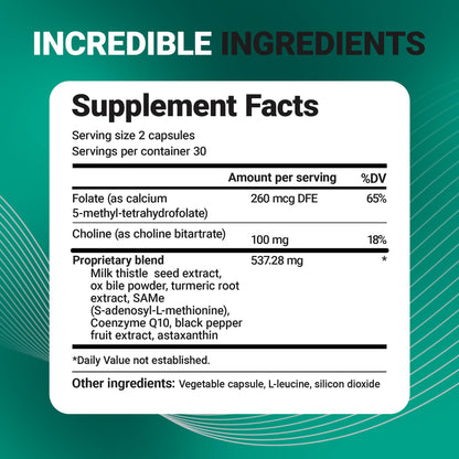 Dr. Berg Liver Cleanse Detox Capsules w/Unique Blend of Milk Thistle, Ox Bile & Folate - Liver Supplement Includes Turmeric, Black Pepper & Choline - 60 Capsules - PrimeBioHealth - canada supplements